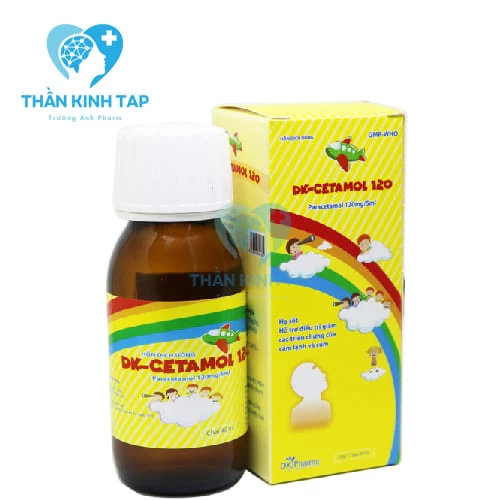 DK-Cetamol 120 - Thuốc điều trị giảm đau, hạ sốt